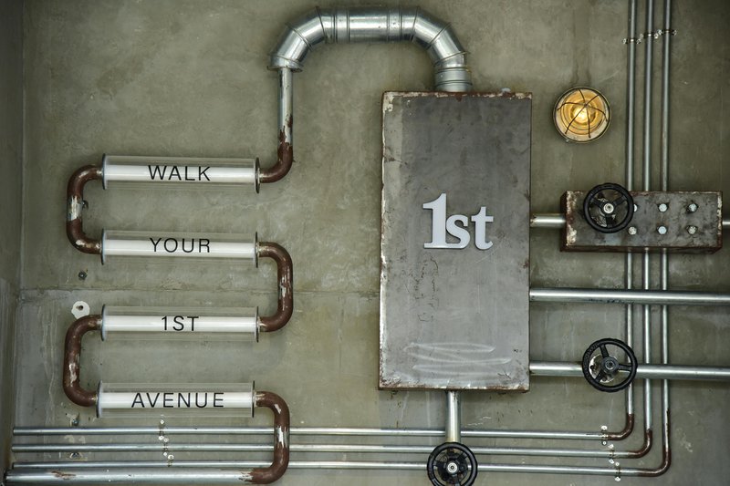 industrial pipe walk in closet — practical organization ideas