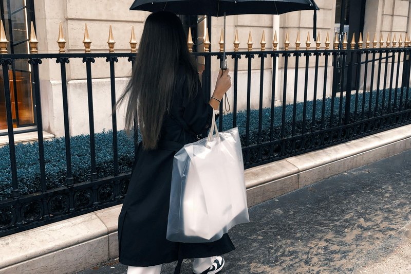 modern parisian chic walk in closet inspiration — practical organization ideas
