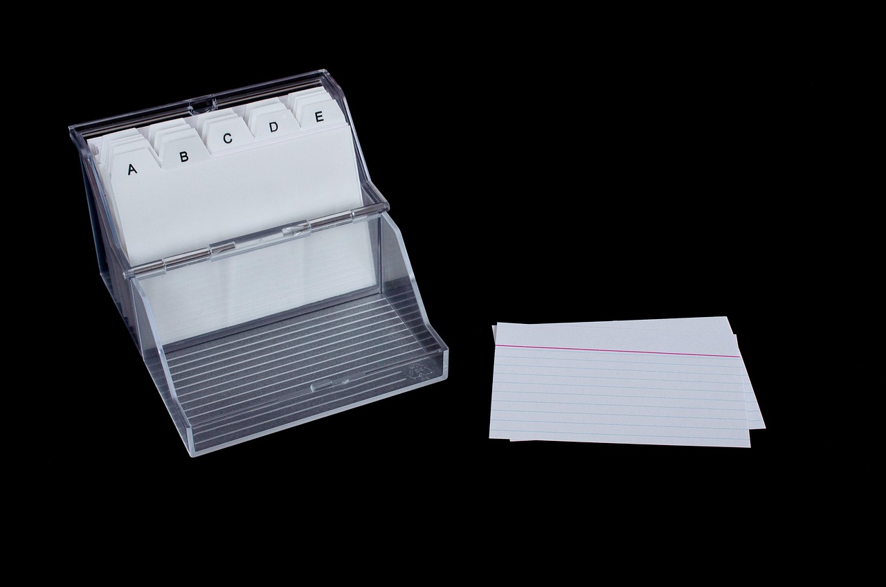 index card box, index cards, card box, index, regulatory system, learning box, put in order, system, register, organizat