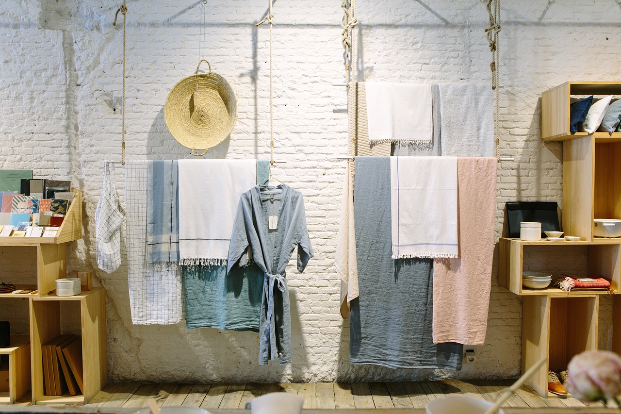 interior, design, wall, clothing, furniture, rack, furniture, rack, rack, rack, rack, rack